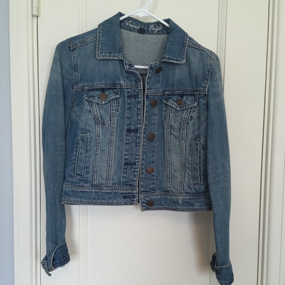 American Eagle Jean Jacket Sz S - Picture 2 of 5